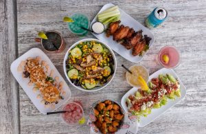 various food items from ropewalk laid out on table