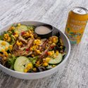 Jerk chicken bowl with mixed veggies from Ropewalk Bethany